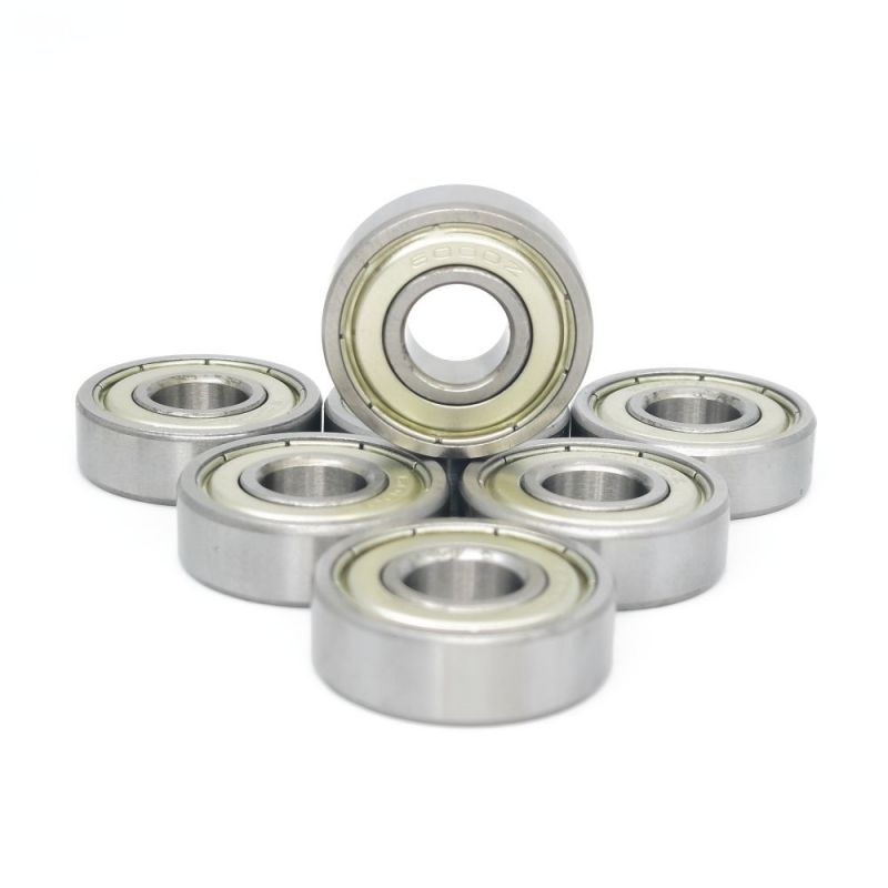6000ZZ Grease Lubrication Double Iron Sealed Deep Groove Ball Bearing
