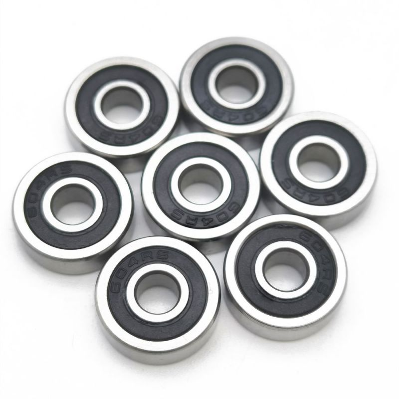604RS 11kgs Double Rubber Sealed Deep Groove Ball Bearings