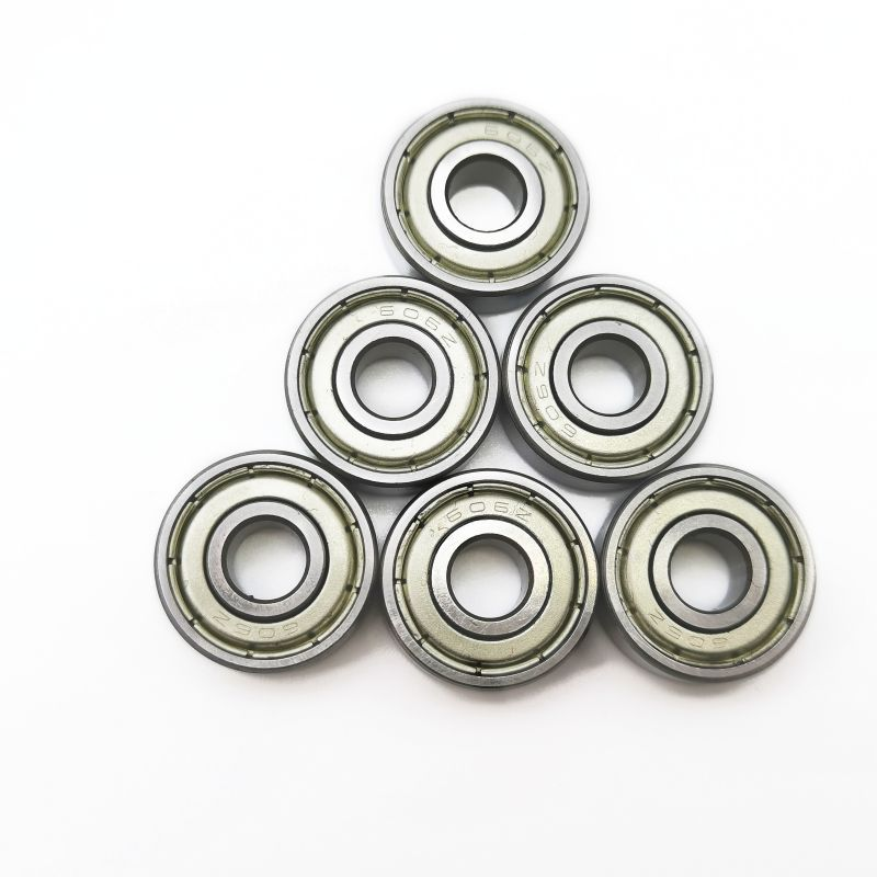 606Z Double Iron Sealed Deep Groove Ball Bearing For Appliances